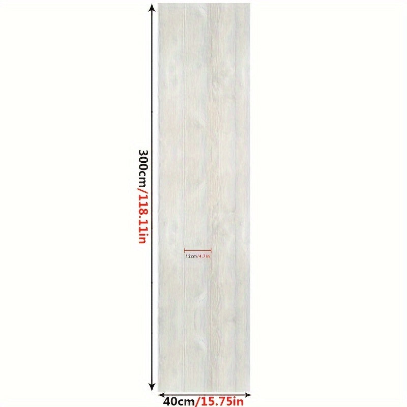 Wood Grain Floor Sticker Thickened Matte Vinyl Waterproof Anti Slip Tile Sticker