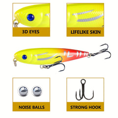 1pc Minnow Wobbler Fishing Lure Sinking Hard Bait