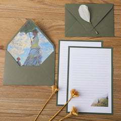 16pcs Writing Stationary Paper Set with Decorative Envelopes