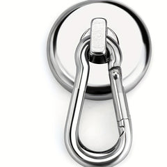 D42 Strong Neodymium Magnet Hooks 72 57KG with Swivel Carabiner Hook