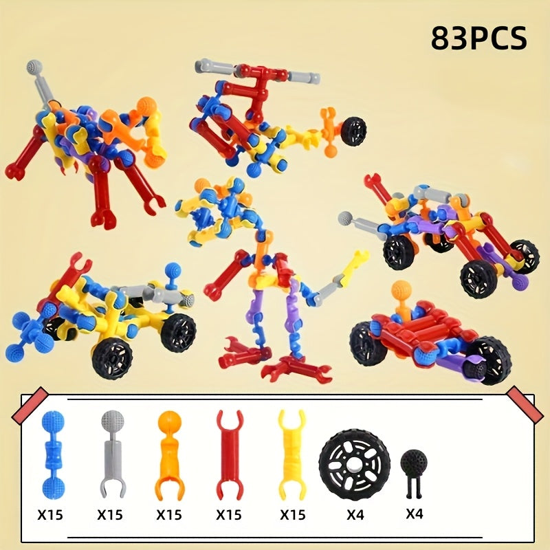 Educational Puzzle Toy Set for Kids - 100 Pieces