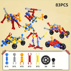Educational Puzzle Toy Set for Kids - 100 Pieces