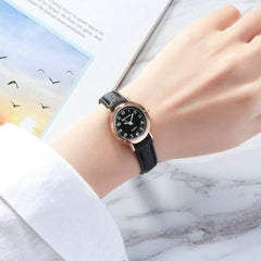 Girls Quartz Watches with Leather Strap