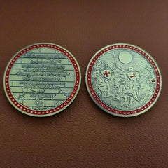 Temple Knights Challenge Coins Collectible Coins Collection And Gift