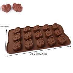 Silicone Heart Chocolate Mold for Perfect Treat