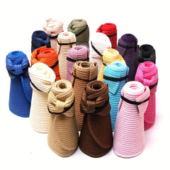 Straw Visor Hat for Women Sun Beach Casual Hat