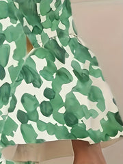 Tie Dye Bell Sleeve Maxi Dress