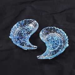 Crystal Angel Wing Shape Tray Resin Craft Home Decor