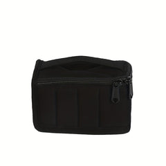 Portable 8 Grid Organizer Case Ethnic Style Zipper Cotton Material