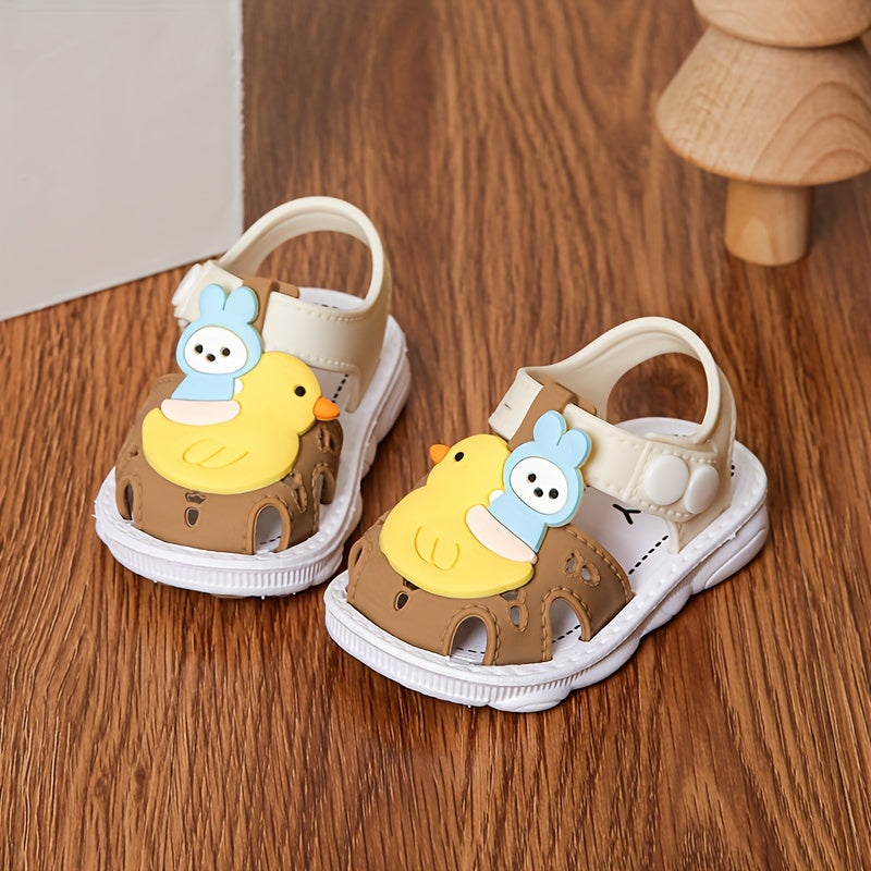 JIAGEYA Cartoon Sandals For Baby Girls Lightweight Anti Slip Sandals