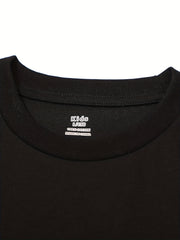 Kids Plain Cotton T Shirt Breathable Short Sleeve Top Boys Girls