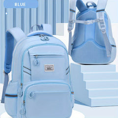 Casual Backpack with Spine Protection for School
