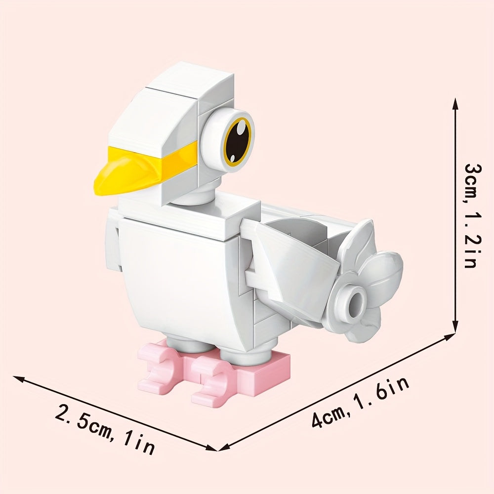 10pcs Mini Farm Animals Building Blocks Toys Birthday