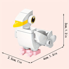 10pcs Mini Farm Animals Building Blocks Toys Birthday