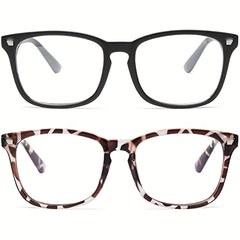 2pcs Light Blocking Glasses Anti Eyestrain & UV Glare Eyewear