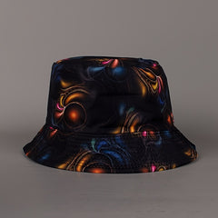 Reversible Bucket Hat Casual Summer Sun Hat Beach Travel Fisherman Cap