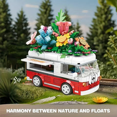 Vomma Flower Car Camping Car Model Toy for Kids