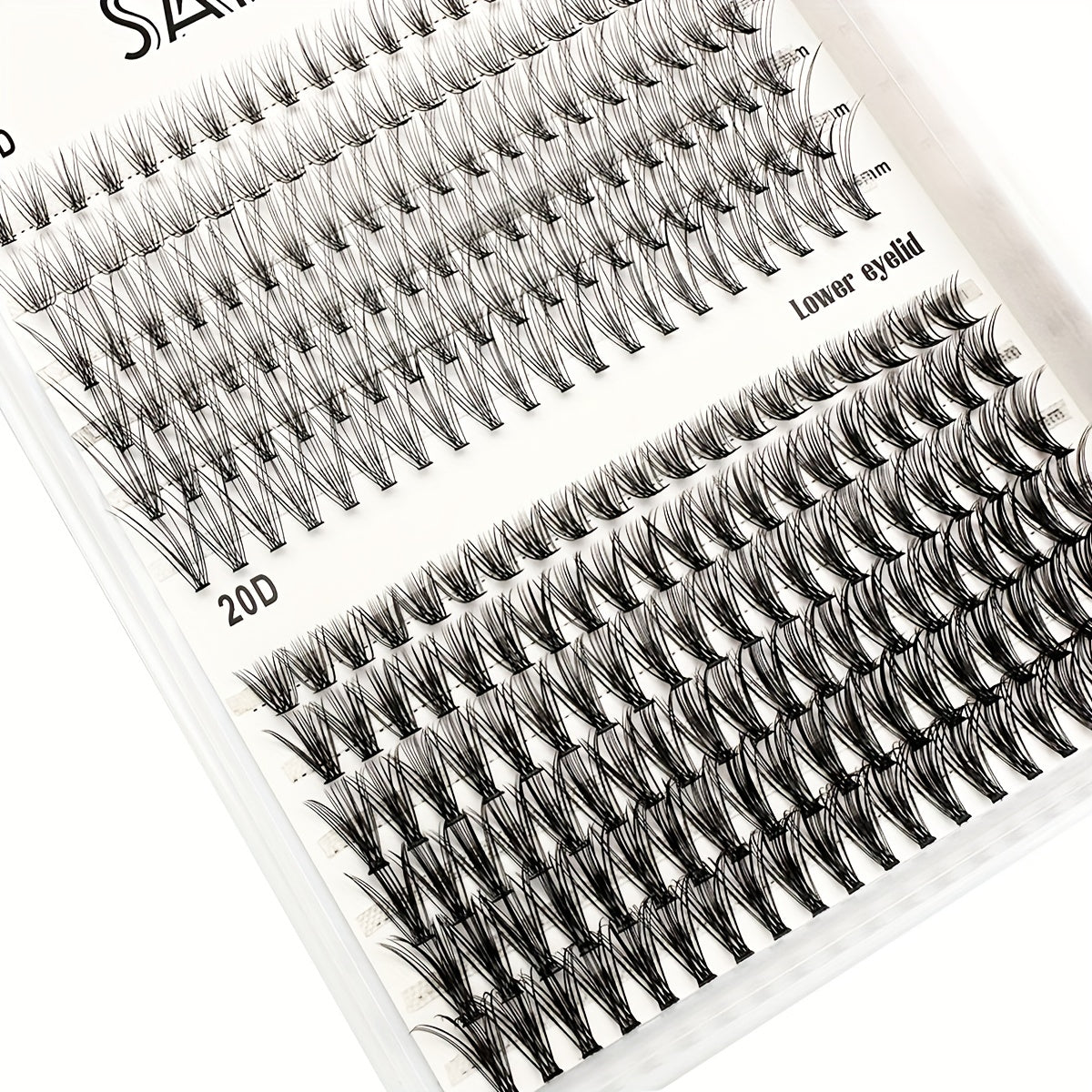 10D 20D D 8 14mix Eyelash Clusters 240 Lashes Extension
