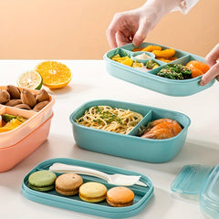 Leak Proof Bento Box Lunch Container with Utensil Set
