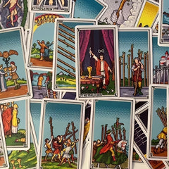 Pixel Tarot Card Board Game Fun Halloween Party Supplies