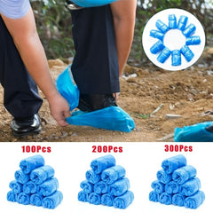 100PCS Medical Waterproof Shoe Covers Disposable Overshoes Mud-proof