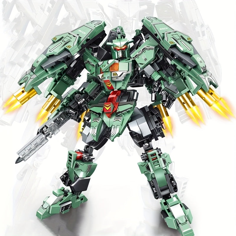 Robot Series Mecha Assembly Model Building Blocks Set Display