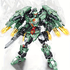 Robot Series Mecha Assembly Model Building Blocks Set Display