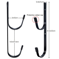 Pool Pole Hanger For Fence Pool Equipment Hooks Heavy Duty Pool Tool Organizer