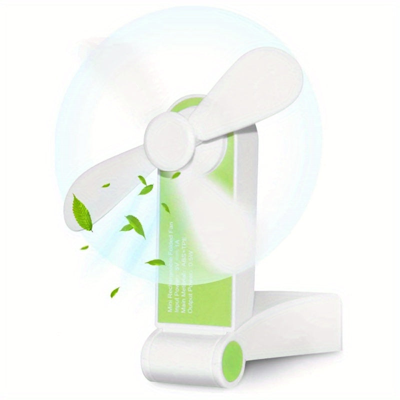 Portable Handheld Fan USB Rechargeable for Travel Office Home Outdoors