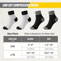 3 Pairs Athletic Running Socks Unisex Ankle Plantar Support