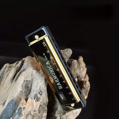 10 Holes Blues Harmonica Musical Instrument Holiday Gift Mini