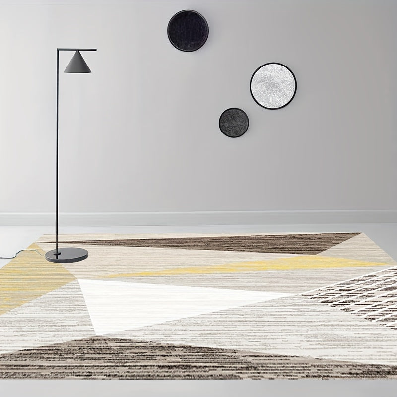Fluffy Faux Wool Area Rugs Non slip Modern Large Carpet