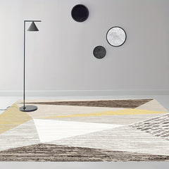Fluffy Faux Wool Area Rugs Non slip Modern Large Carpet