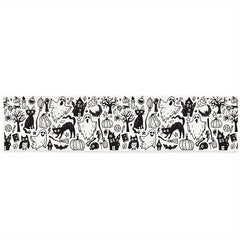 Halloween Table Runner Scary Holiday Dining Decor