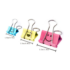 Large Medium Small Smiley Face Long Tail Clip Phoenix Tail Clip