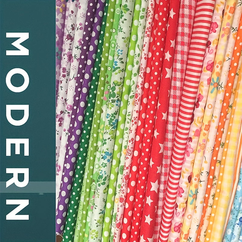 7pcs Patchwork Cloth Strips for DIY Hand Sewing Gift