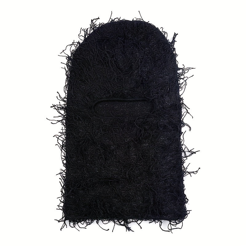 Camouflage Knitted Hat Winter Mask Hood Cover Retro Hat