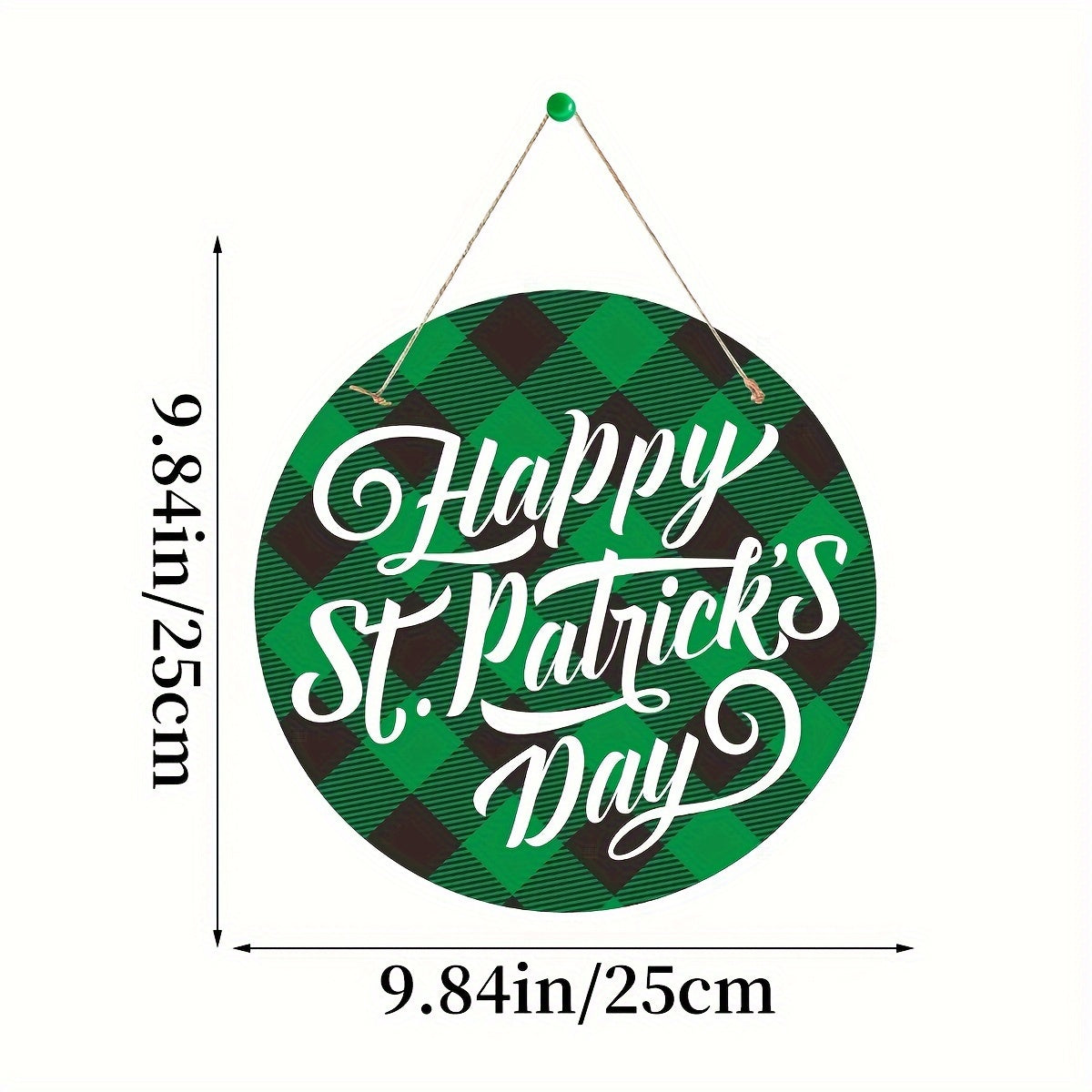 St Patrick's Decoration Door Sign Hanging Ornament Irish Outdoor Porch Layout