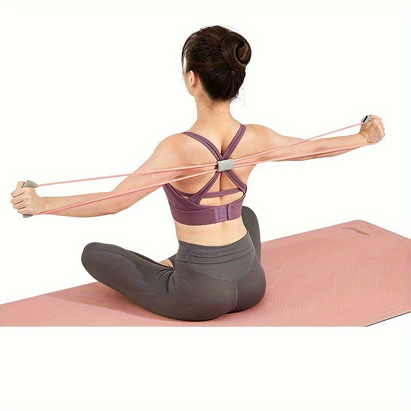 2pcs Elastic Yoga Resistance Bands Fitness Tension Bands Strength Training