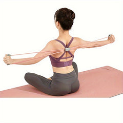 2pcs Elastic Yoga Resistance Bands Fitness Tension Bands Strength Training