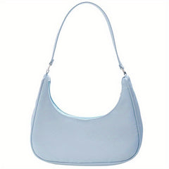 Nylon Lightweight Hobo Bag Zipper Handbag
