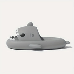 Women's Shark House Slippers Open Toe Solid Anti Slip Home Slides