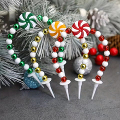 1pc Christmas Artificial Candy Cake Decoration DIY Baking Party Supplies