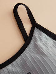 3pcs Letter Print Sports Bras Comfy & Breathable Running Workout Bra