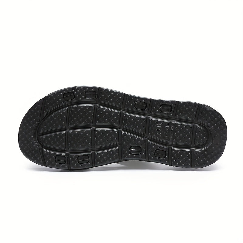 Men's Double Band Slide Sandals Casual Non Slip Shoes Open Toe Shoes
