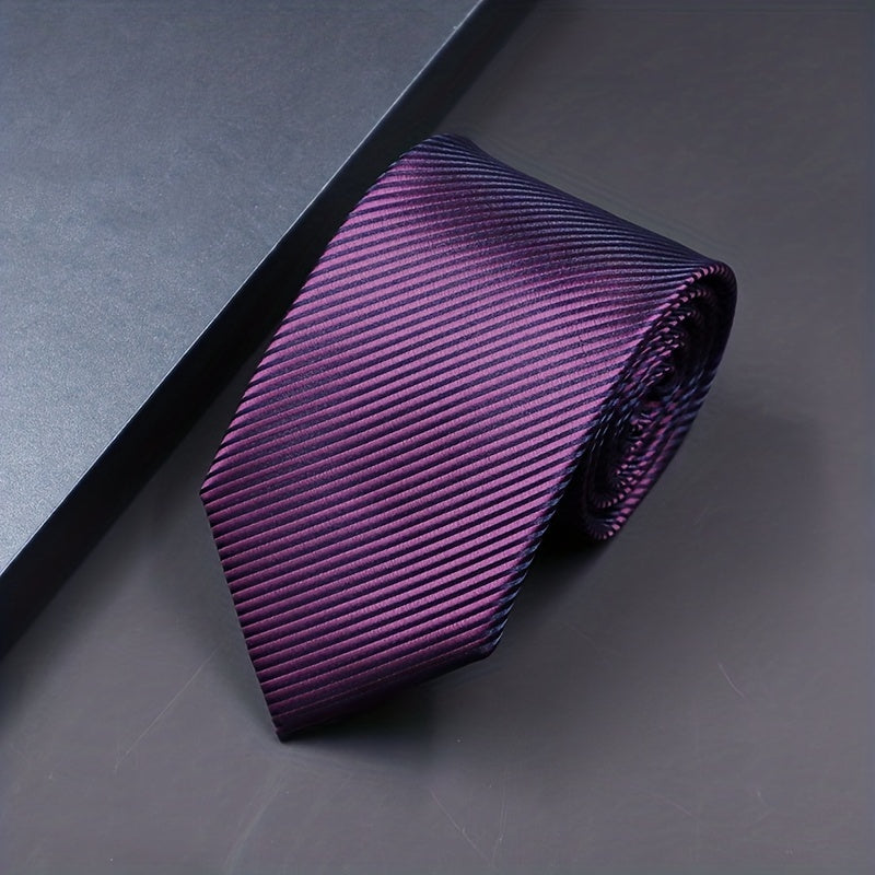 Polyester Necktie Business Formal Tie For Groom Wedding