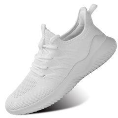 Breathable Knitted Platform Sneakers for Women - Running Shoes