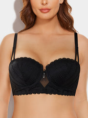 Floral Jacquard Soft Underwire Bra