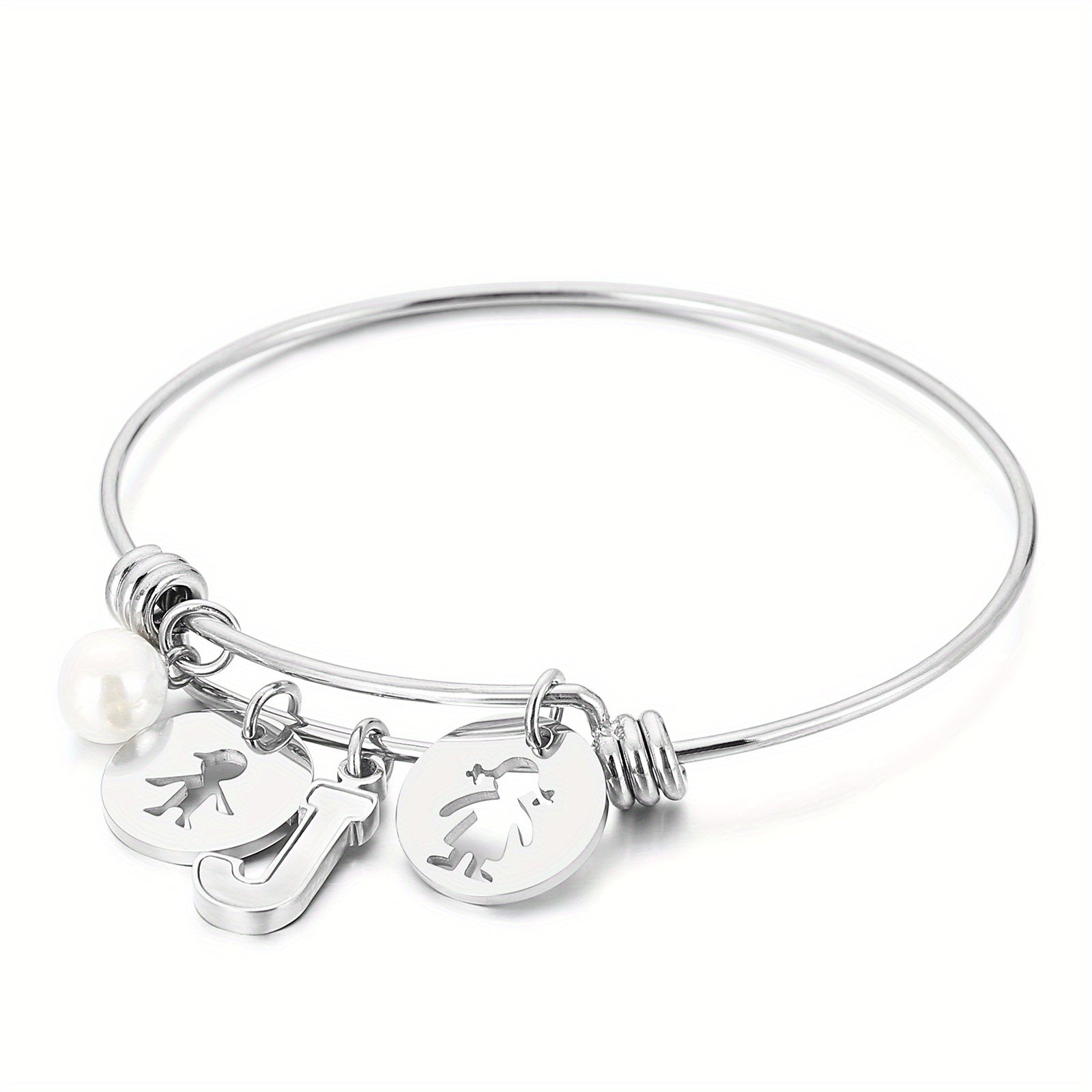 BFF English Letter H N Pendant Bracelet For Girls Gift Friends Kids Accessories