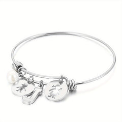 BFF English Letter H N Pendant Bracelet For Girls Gift Friends Kids Accessories